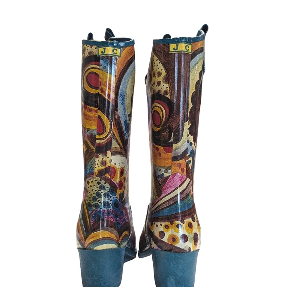 Jeffrey Campbell Multicolor Artistic Winter Boots - Picture 3 of 5